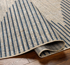 Stephan Blue & Gray Outdoor Rug - Ornate Home