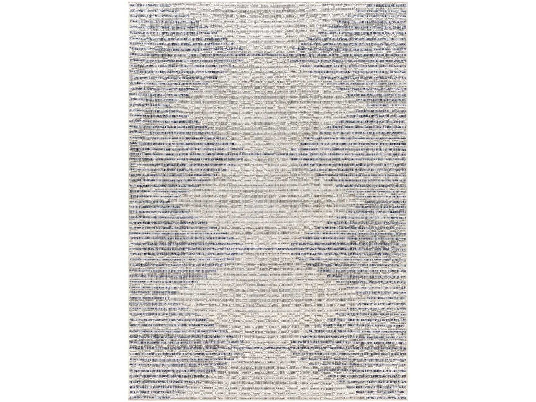 Stephan Gray & Blue Outdoor Rug - Ornate Home