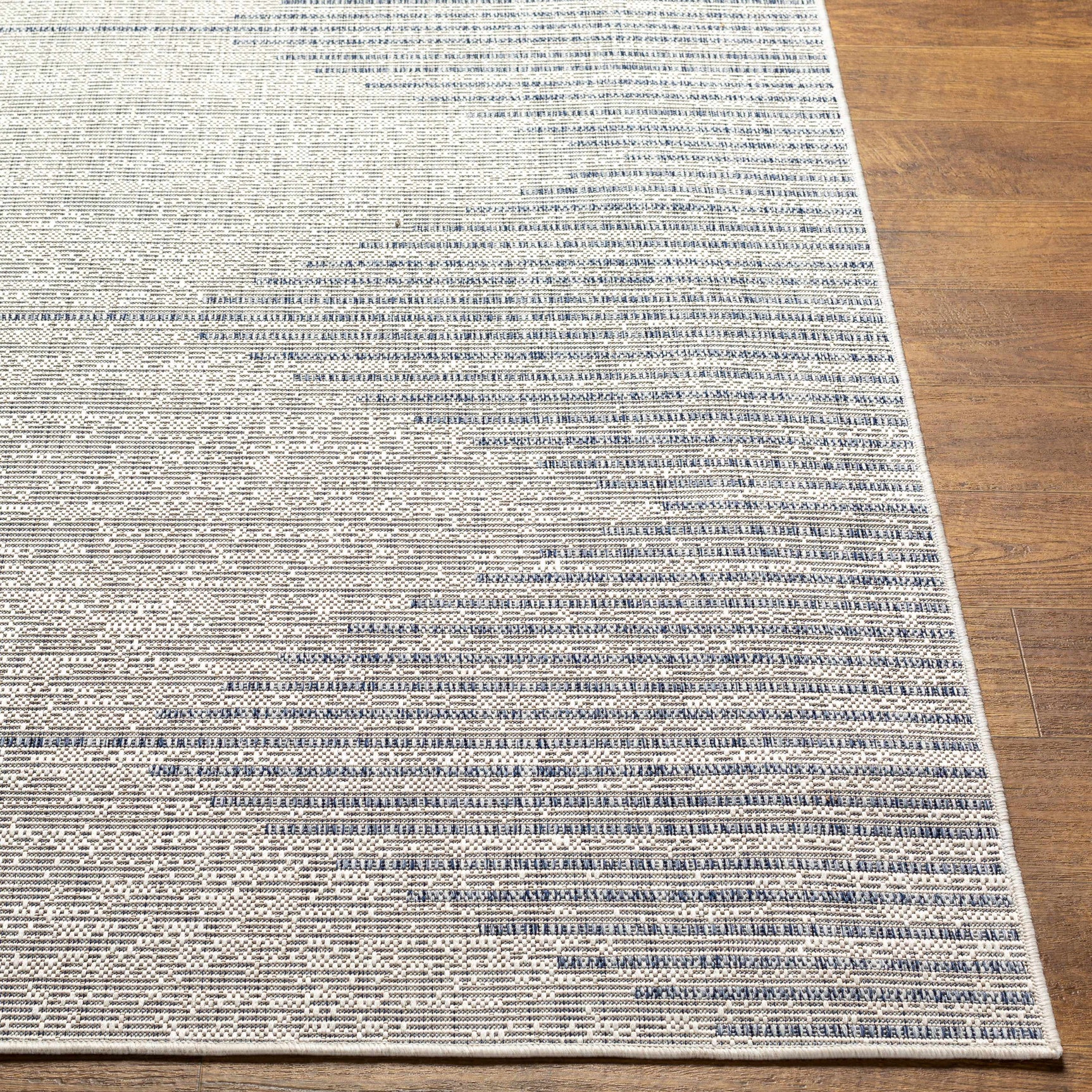 Stephan Gray & Blue Outdoor Rug - Ornate Home