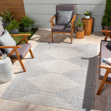 Stephan Gray & Blue Outdoor Rug - Ornate Home