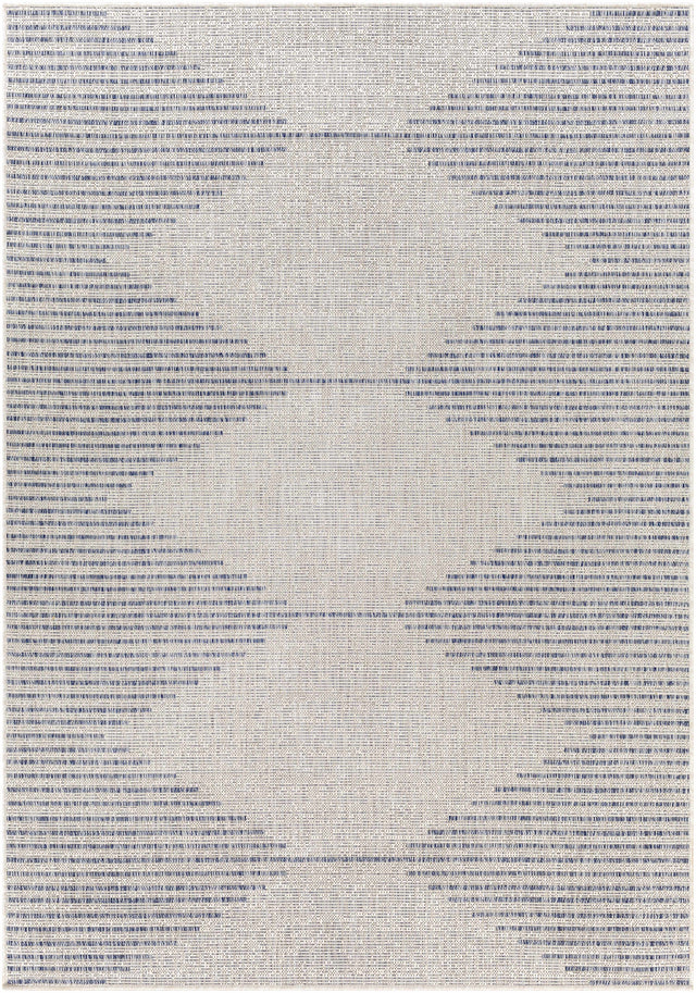 Stephan Gray & Blue Outdoor Rug - Ornate Home