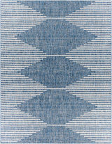 Stephan Navy Outdoor Rug - Ornate Home