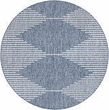 Stephan Navy Outdoor Rug - Ornate Home