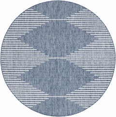 Stephan Navy Outdoor Rug - Ornate Home