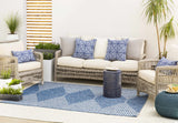 Stephan Navy Outdoor Rug - Ornate Home