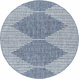 Stephan Navy Outdoor Rug - Ornate Home