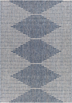 Stephan Navy Outdoor Rug - Ornate Home