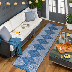 Stephan Navy Outdoor Rug - Ornate Home