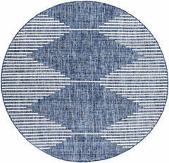 Stephan Navy Outdoor Rug - Ornate Home