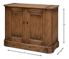 Stephano Brown Two Door Sideboard - Ornate Home