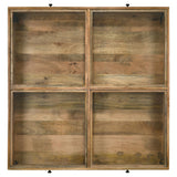 Stephie Honey Brown 3-piece Square Coffee and End Table Set - Ornate Home