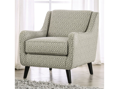 Stephney Gray/Gold Accent Chair - Ornate Home