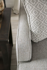 Stephney Gray/Gold Loveseat - Ornate Home