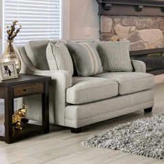 Stephney Gray/Gold Sofa & Loveseat - Ornate Home