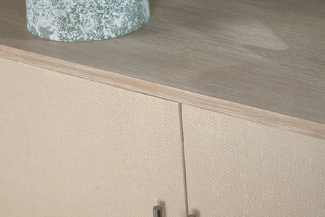 Sterling Beige Four-Door Sideboard - Ornate Home