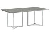 Sterling Grey Faux Marble Dining Room Table - Ornate Home