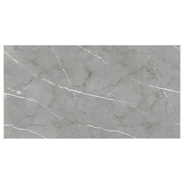 Sterling Grey Faux Marble Dining Room Table - Ornate Home