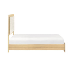 Sterling Natural/White 4-Piece Queen Bedroom Set - Ornate Home