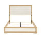 Sterling Natural/White 4-Piece Queen Bedroom Set - Ornate Home