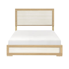 Sterling Natural/White 4-Piece Queen Bedroom Set - Ornate Home
