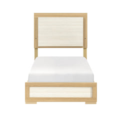Sterling Natural/White 4-Piece Twin Bedroom Set - Ornate Home
