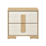 Sterling Natural/White 5-Piece Queen Bedroom Set - Ornate Home