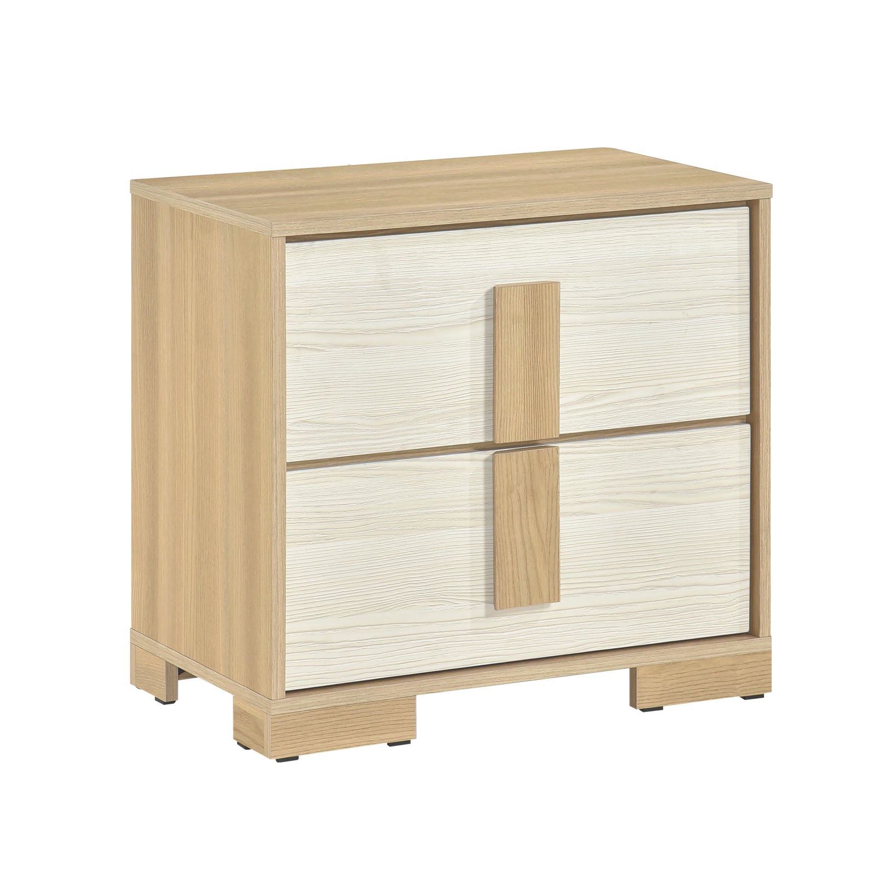 Sterling Natural/White 5-Piece Twin Bedroom Set - Ornate Home