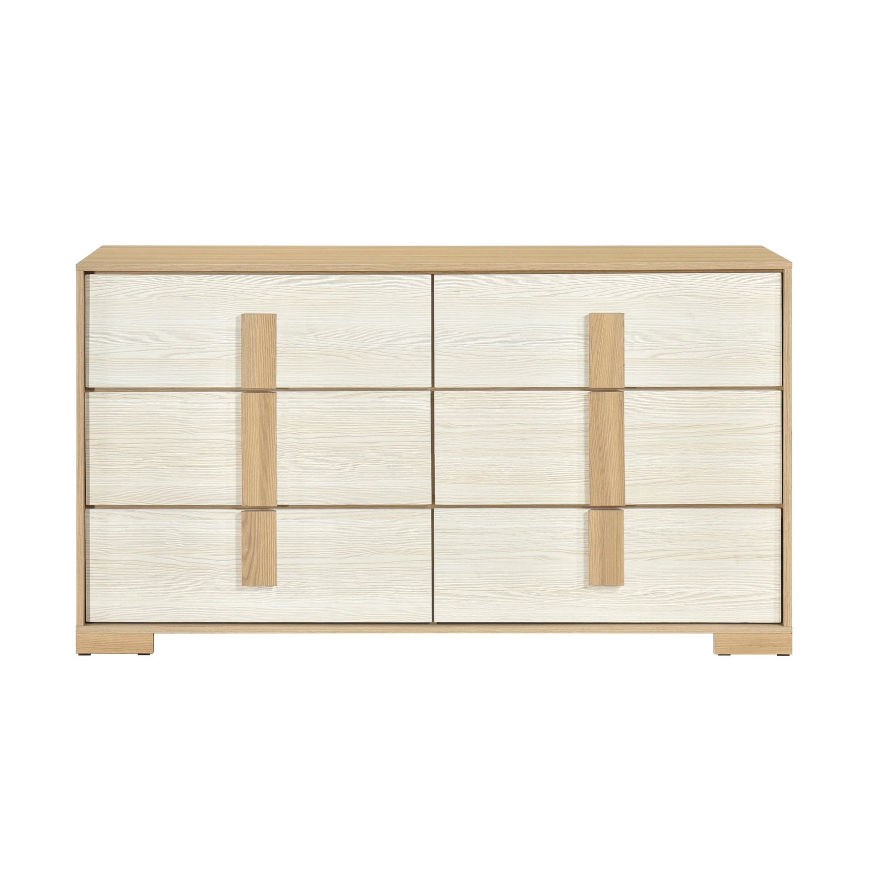 Sterling Natural/White 5-Piece Twin Bedroom Set - Ornate Home