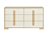 Sterling Natural / White Dresser - Ornate Home