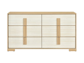 Sterling Natural / White Dresser - Ornate Home
