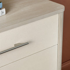 Sterling Tan/Cream Three-Drawer Chest - Ornate Home