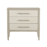 Sterling Tan/Cream Three-Drawer Chest - Ornate Home