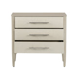 Sterling Tan/Cream Three-Drawer Chest - Ornate Home