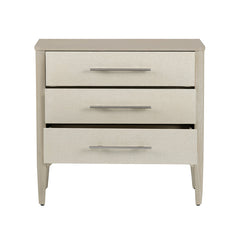 Sterling Tan/Cream Three-Drawer Chest - Ornate Home