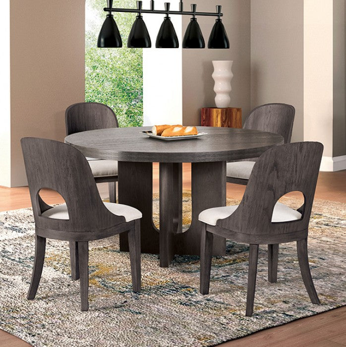 Sterling West Ash Gray 5 Piece Dining Set - Ornate Home