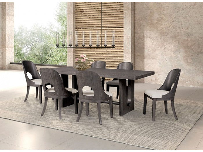 Sterling West Ash Gray 7 Piece Dining Set - Ornate Home