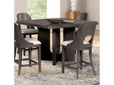 Sterling West Ash Gray Counter Height 9 Piece Dining Set - Ornate Home