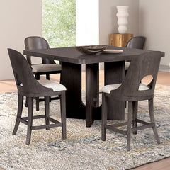 Sterling West Ash Gray Counter Height 9 Piece Dining Set - Ornate Home