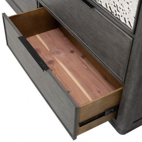 Sterling West Ash Gray Dresser - Ornate Home