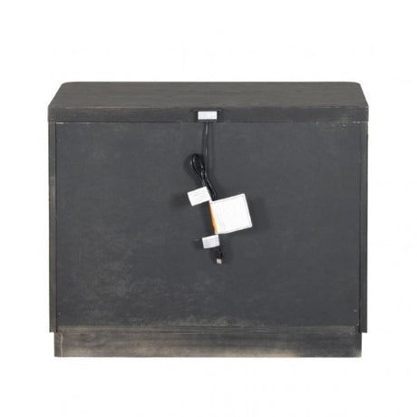 Sterling West Ash Gray Nightstand - Ornate Home