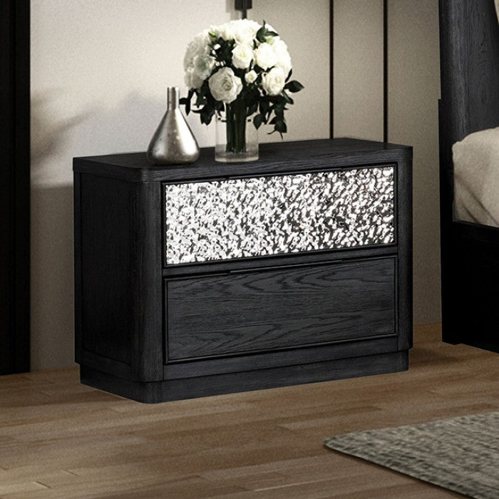 Sterling West Ash Gray Nightstand - Ornate Home