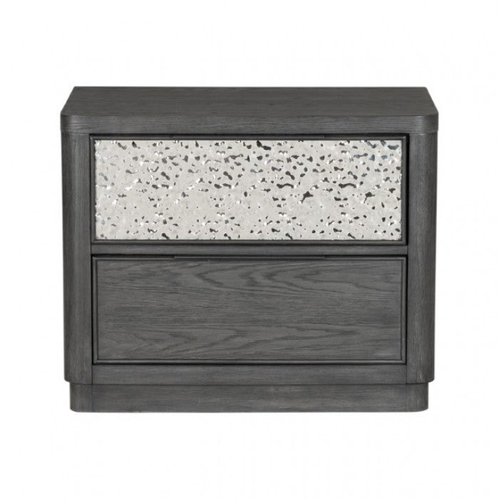 Sterling West Ash Gray Nightstand - Ornate Home