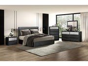 Sterling West Ash Gray Queen 5 Piece Bedroom Set w/2 Nightstands - Ornate Home
