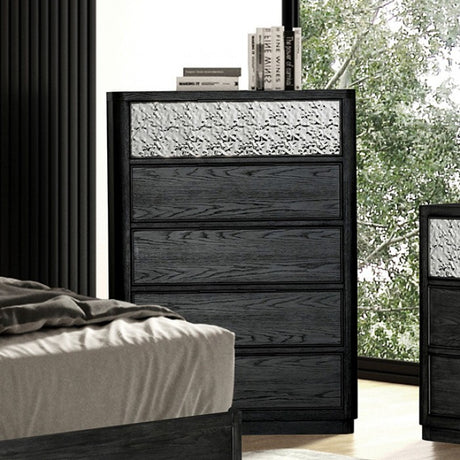 Sterling West Ash Gray Queen 5 Piece Bedroom Set w/Chest (N2) - Ornate Home