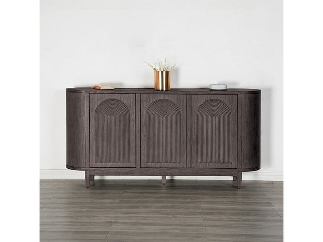 Sterling West Ash Gray Server - Ornate Home