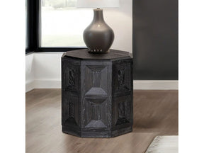 Sterling West Black End Table - Ornate Home