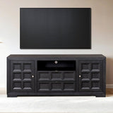 Sterling West Black Tv Stand - Ornate Home