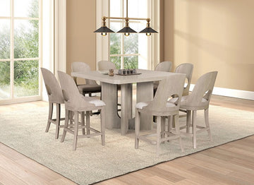 Sterling West White Oak Counter Height Dining Table - Ornate Home