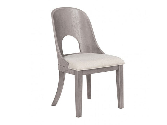 Sterling WestWhite Oak/Beige Side Chair - Ornate Home