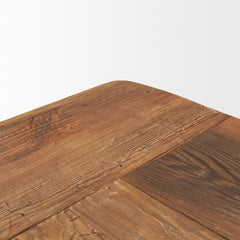 Stetson Natural Brown Rectangular Trestle Dining Table - Ornate Home